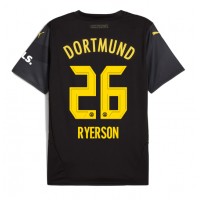 Borussia Dortmund Julian Ryerson #26 Fotballklær Bortedrakt 2024-25 Kortermet